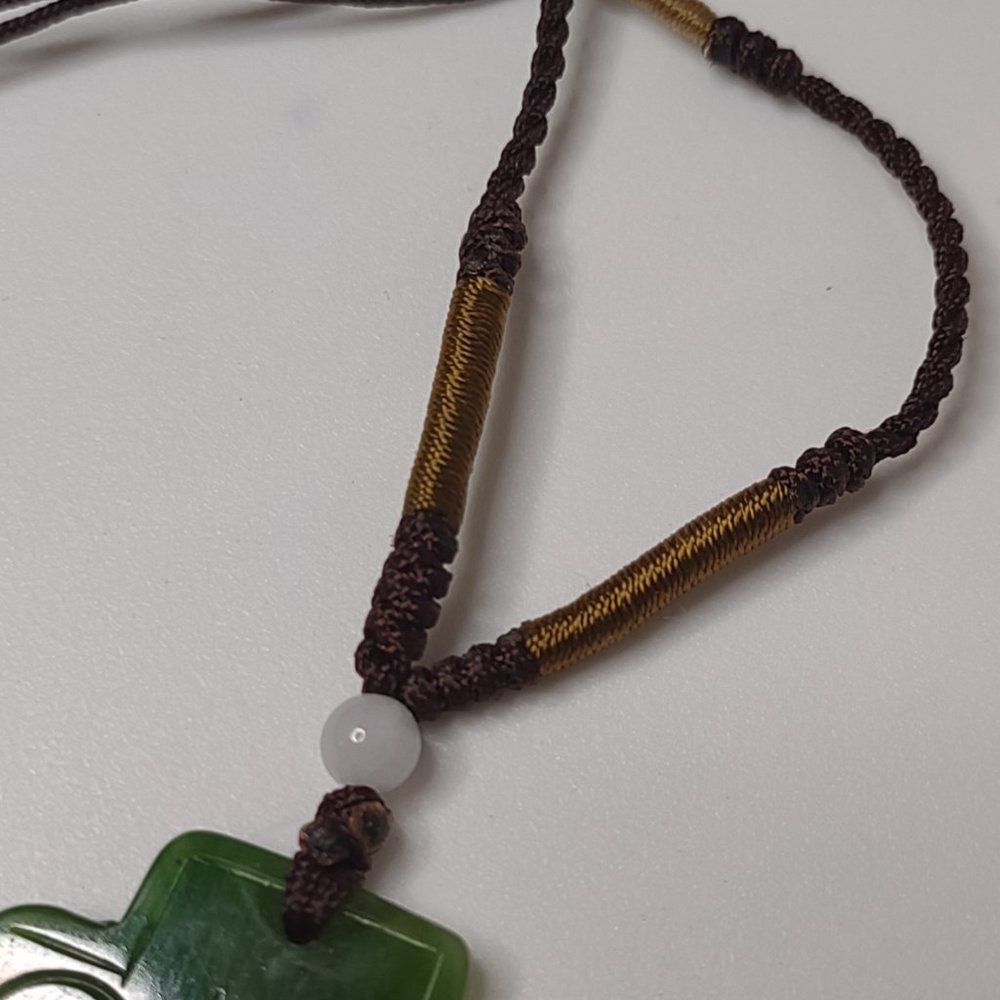 Rectangular Decorative Double Sided Green Stone P… - image 7